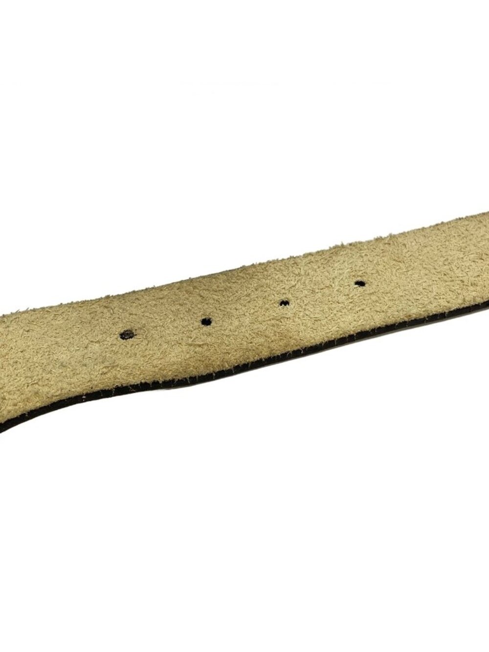 ★SOLD★ Gucci Belt 80 32 Ivory Silver Navy Scorpion Leather - Picture 5 of 6